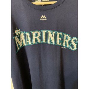 Majestic Seattle‎ Mariners Size XL Evolution Tee Cool Base Coach No 14